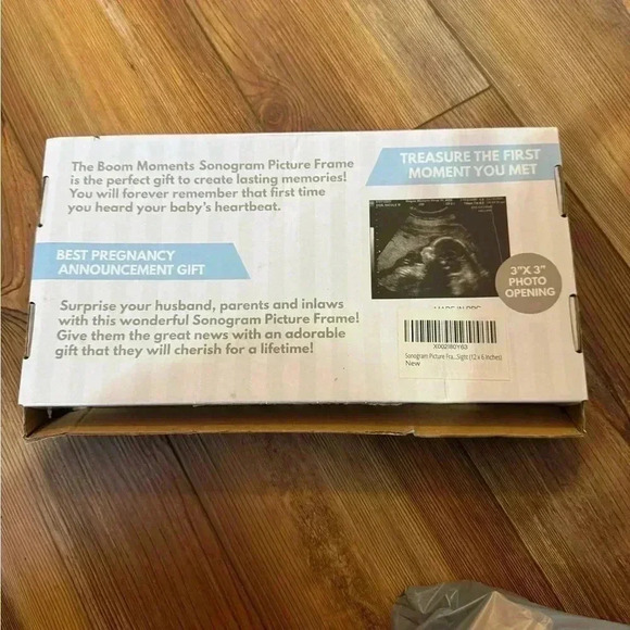 Boom Moments Sonogram Picture Frame Love at First Sight New - Picture 5 of 5